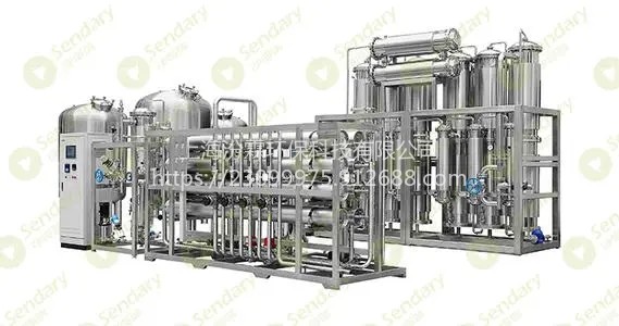 汾霖LD多效式蒸馏水机纯蒸汽发生器50L蒸馏水机图片
